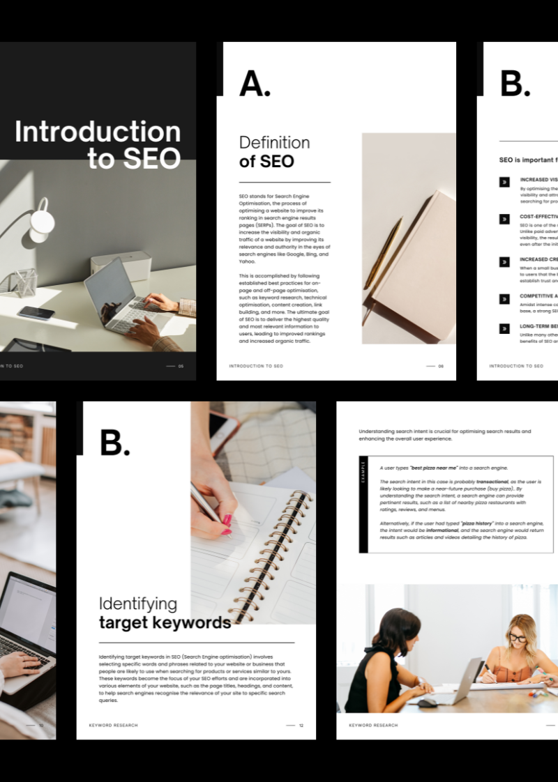 Amplify Your Online Presence: Comprehensive Workbook for Small Business Owners to Master SEO