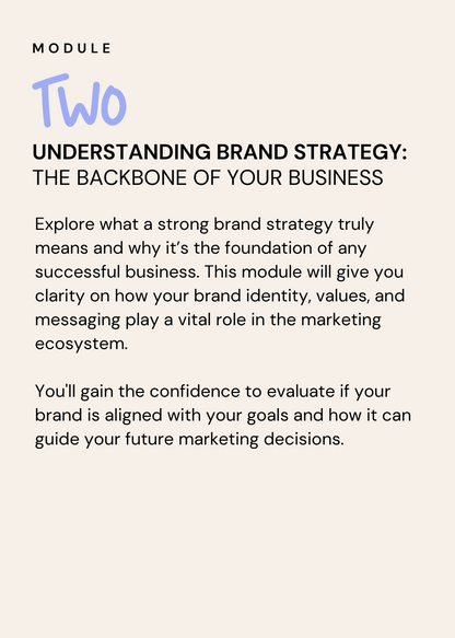 Module 2 Brand Strategy
