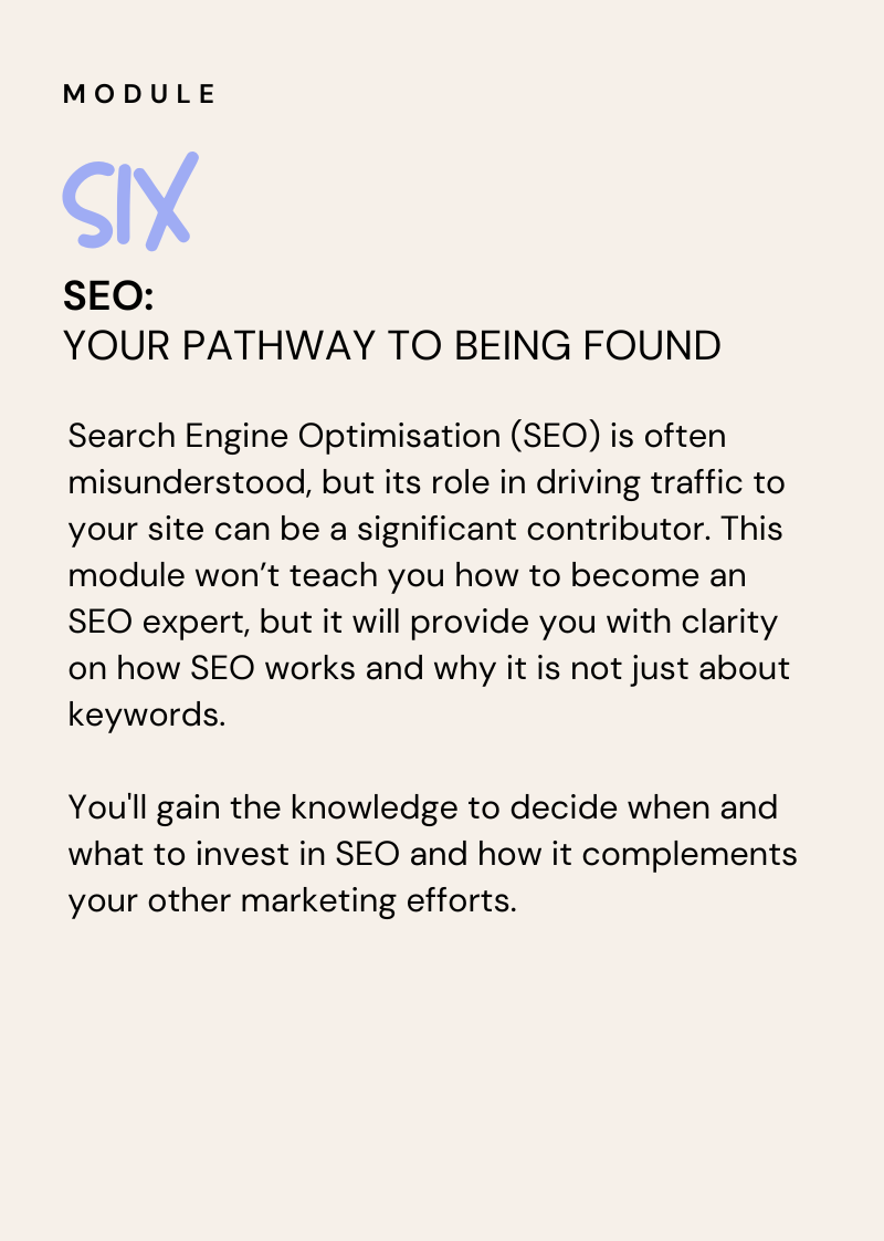 Module six SEO